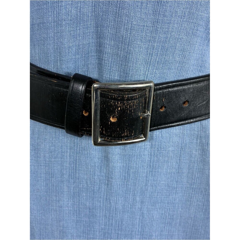 DeSantis leather belt Sz 38 black
